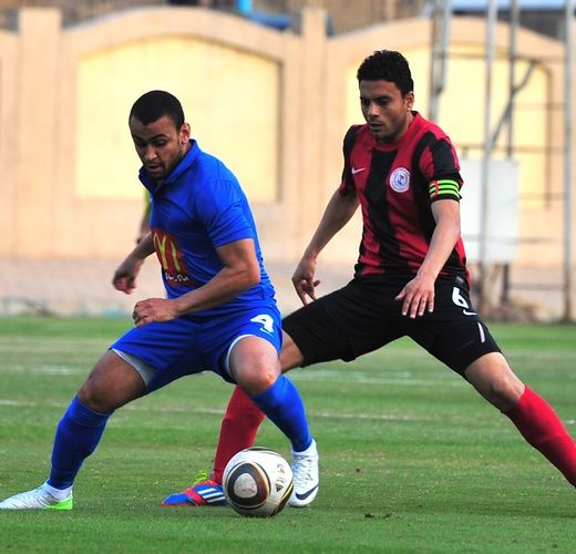 لقطة من مباريات اتحاد الشرطة في الدوري المصري