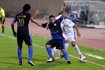 الشباب في لقاء سابق أمام الكويت في كأس الاتحاد   