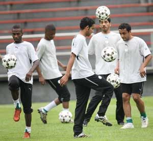 جانب من تدريب المنتخب اليوم