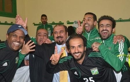فرحة لاعبي العربي بتخطي عقبة الرجاء