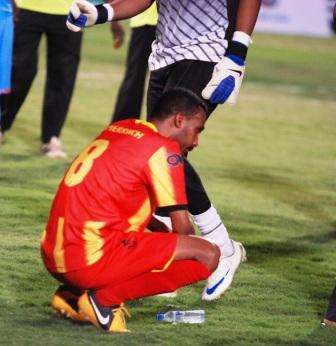 هيثم مصطفى يتحسر لخروج فريقه الجديد