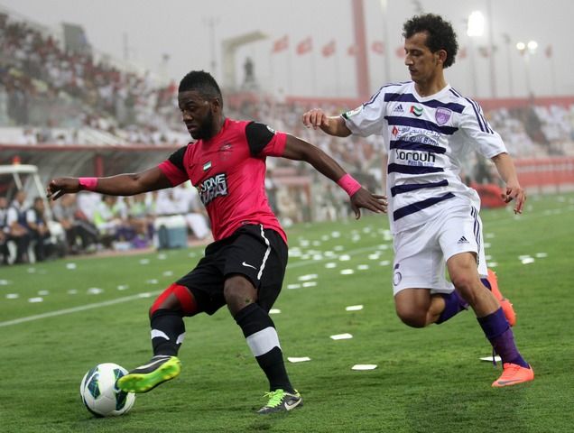 من لقاء الأهلي والعين الذي الغي قبل نهايته بثوان