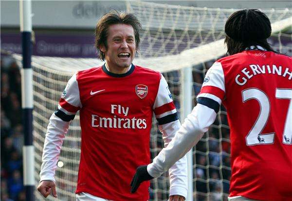 روزيسكي سجل هدفي ارسنال