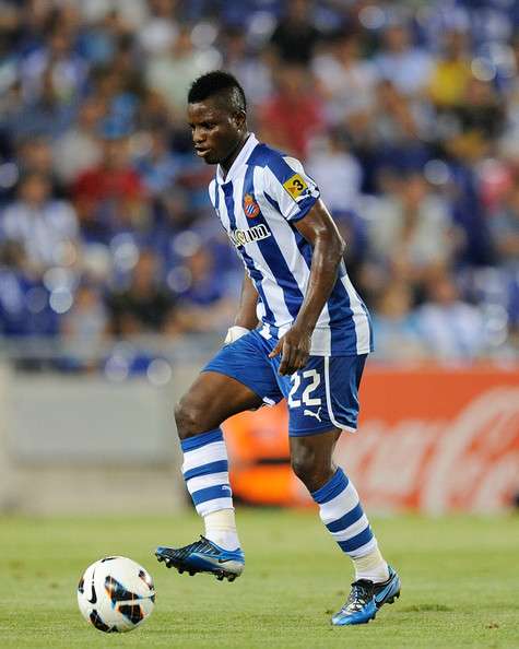  مبارك واكاسو صاحب الهدف الثاني لاسبانيول