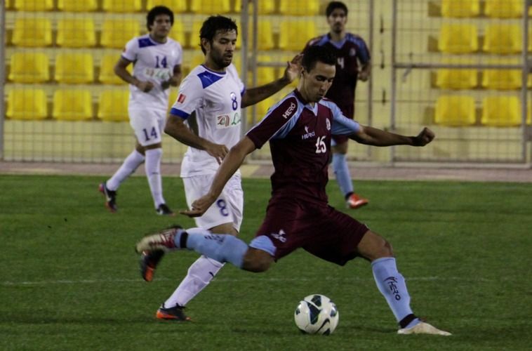 لقطة من مباراة الحد والشباب