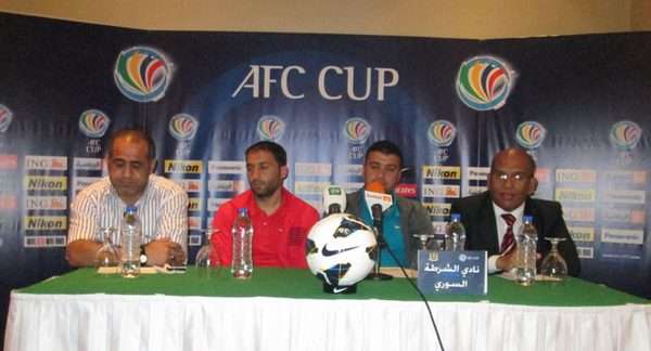 الأبرش وزكور يتحدثان في المؤتمر الصحفي 