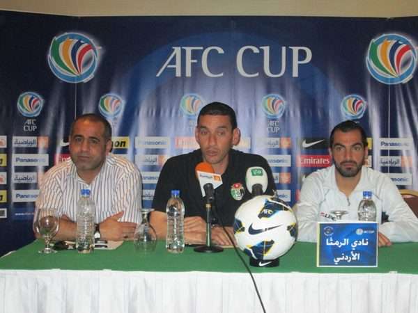 اللحام وخير والشقران في المؤتمر الصحفي اليوم