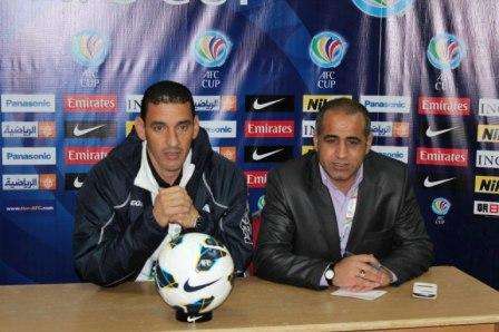 اللحام يتحدث في المؤتمر الصحفي بعد المباراة 