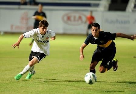 من مباراة فالنسيا وبوكا جونيورز