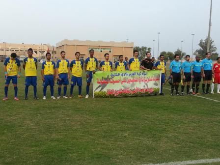 لاعبو الساحل حملوا لافتة مبارك للفحيحيل بقلب البطولة قبل اللقاء