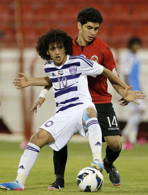 عمر عبد الرحمن نجم العين في مباراة الريان بدوري أبطال آسيا
