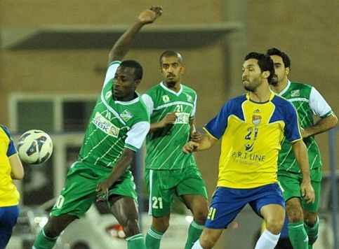 عبدالقادر فال سجل هدف الفوز للعربي امام الساحل