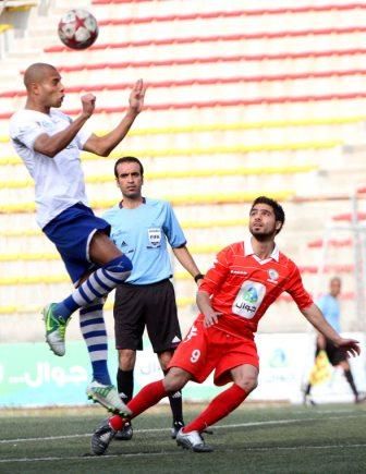 جانب من لقاء هلال القدس وأهلي الخليل