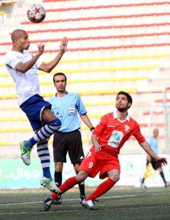 جانب من لقاء هلال القدس وأهلي الخليل