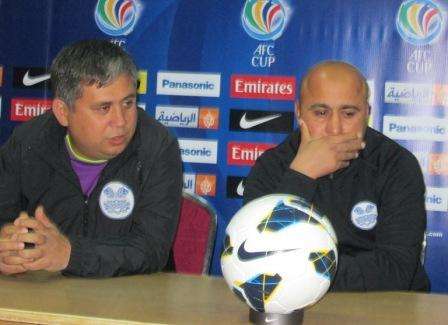 من المؤتمر الصحفي للمدير الفني لرافشان