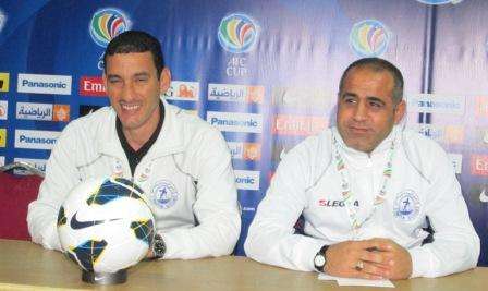 بلال اللحام يتحدث في المؤتمر الصحفي عقب مباراة اليوم