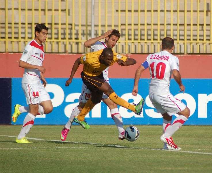 لقطة من مباراة القادسية والجيش السوري