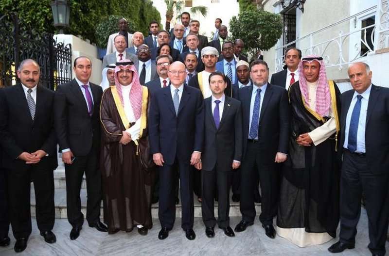 وزراء الشباب والرياضة العرب في صورة جماعية بعد الإجتماع
