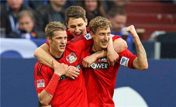 لقطة من مباراة سابقة لليفركوزن