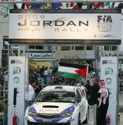 من نسخة سابقة لرالي الأردن 
