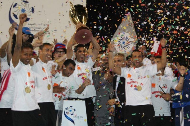 لاعبو شباب الأردن فرحون بالكأس