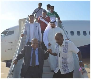 خالد الحربان يرافق بعثة العربي في الجزائر