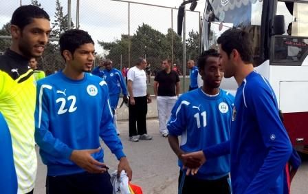 السماوي أنهى استعداداته بتدريب على ملعب المباراة