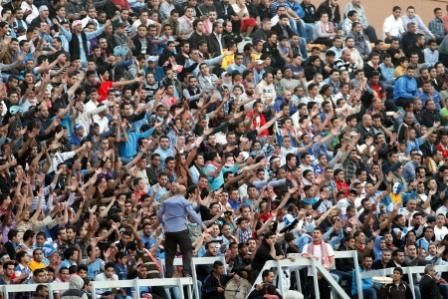 جماهير الفيصلي خلال المباراة