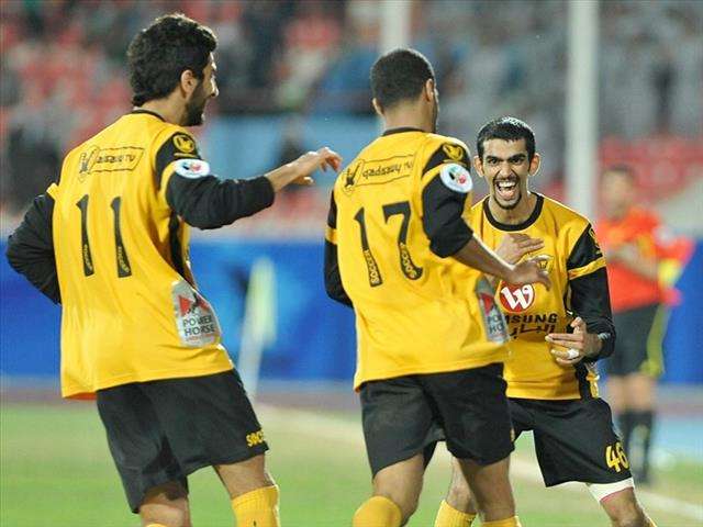 فرحة المطوع والقحطاني بالفوز على فنجاء