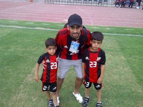  الشيباني مع نجليه غازي وعبد الرحمن