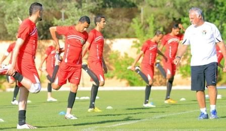 جانب من تدريبات النشامى اليوم 