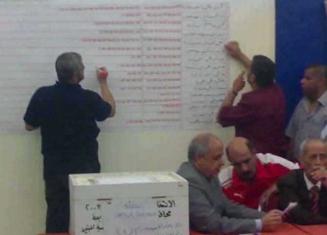 من انتخابات نادي الرمثا 