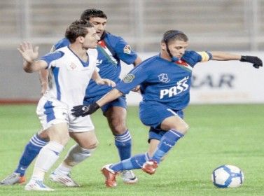 من مباراة سابقة بين المنشية وذات راس