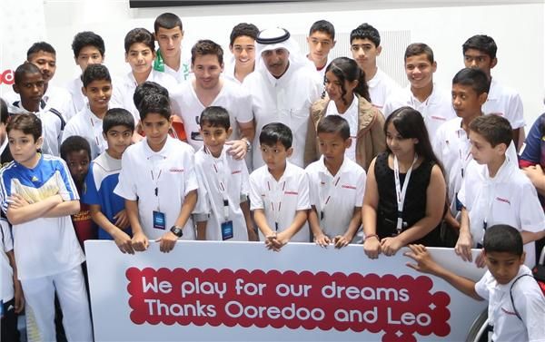 ميسي في الدوحة