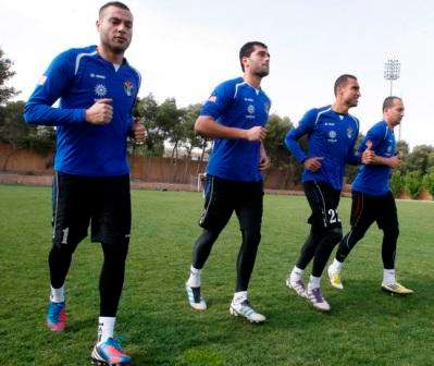 من تدريبات منتخب الأردن