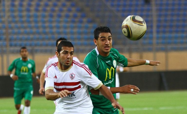 لقطة من مباريات الدوري المصري