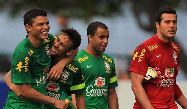 جانب من تدريب المنتخب البرازيلي