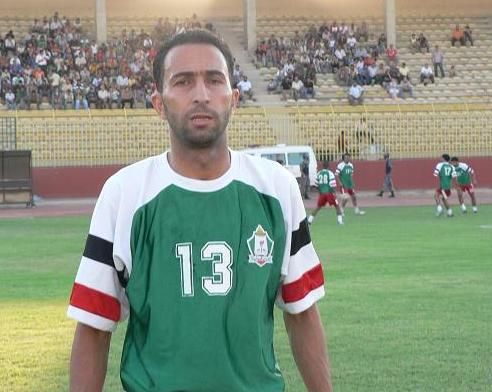 نجم الوحدات وصاحب الهدف الثاني اللاعب رافت علي وبعدسة كووورة 