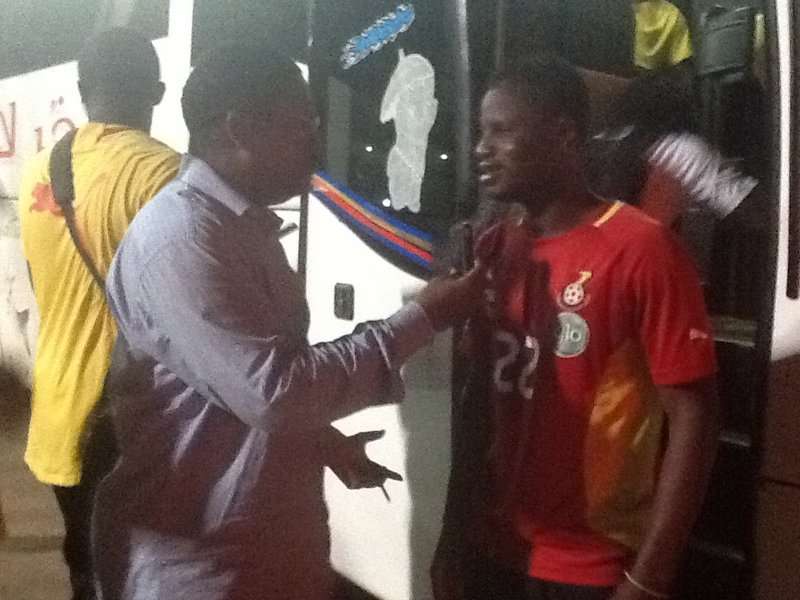 مبارك يتحدث لمراسل كووورة