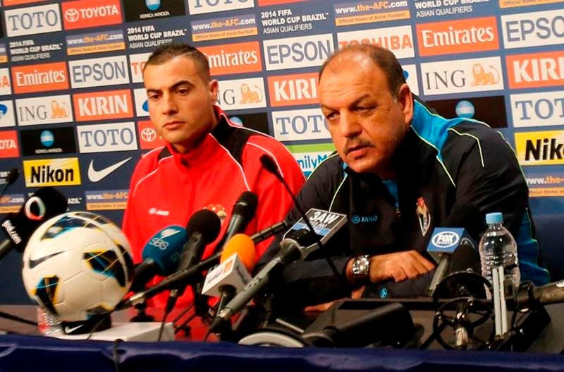 حمد وشفيع يتحدثان بالمؤتمر الصحفي اليوم