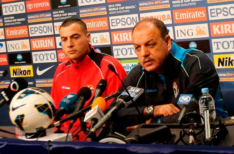 حمد وشفيع يتحدثان بالمؤتمر الصحفي اليوم