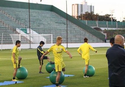 أولى تدريبات منتخب اليابان في البرازيل