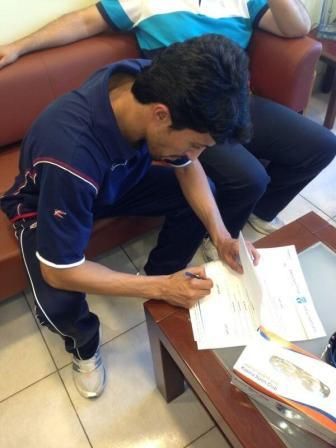 على عبدالرضا يوقع لتدريب كاظمة