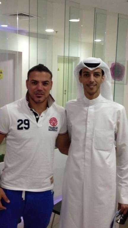 البلدوزر عمرو زكي بجانب امين صندوق نادي السالميه