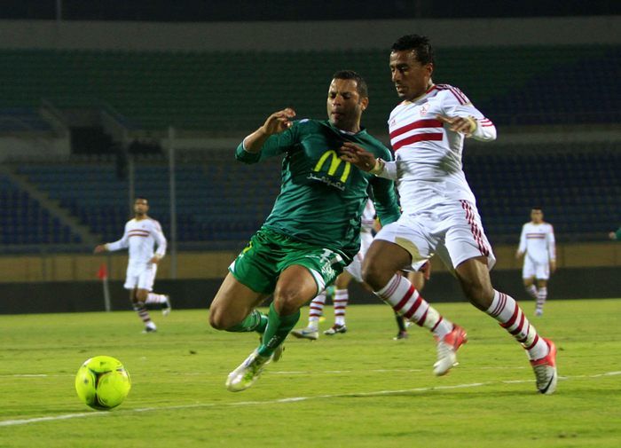لقطة من مباريات الدوري المصري