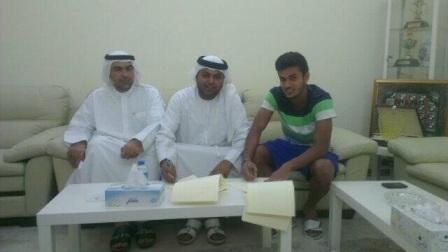 يعقوب حسن يوقع تعاقده مع كلباء