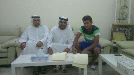 يعقوب حسن يوقع تعاقده مع كلباء