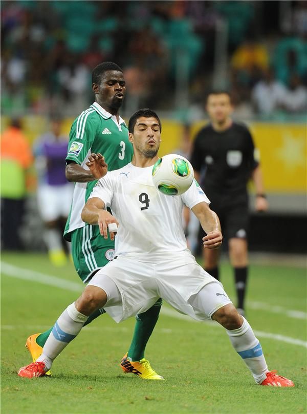 لويس سواريز مع منتخب أوروجواي في كأس القارات