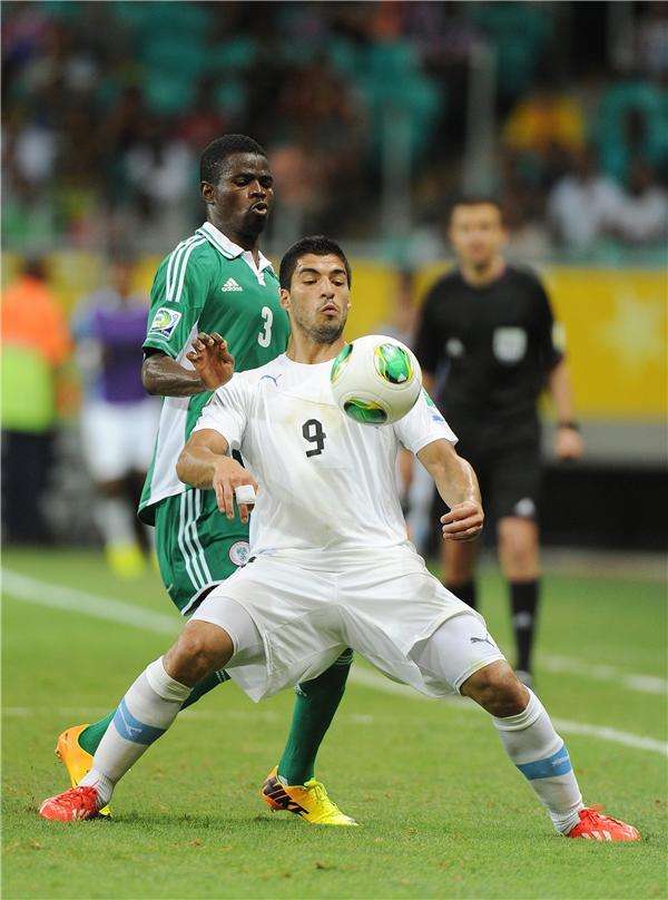 لويس سواريز مع منتخب أوروجواي في كأس القارات