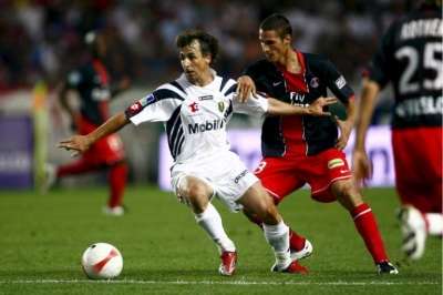 من مباراة باريس سان جيرمان و سوشو و التي انتهت بالاصفار